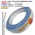 23/14X2C X 70M TWIN FLAT CABLE (WHITE/BLUE) [FAJAR]